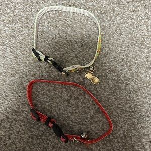 Two cat collars